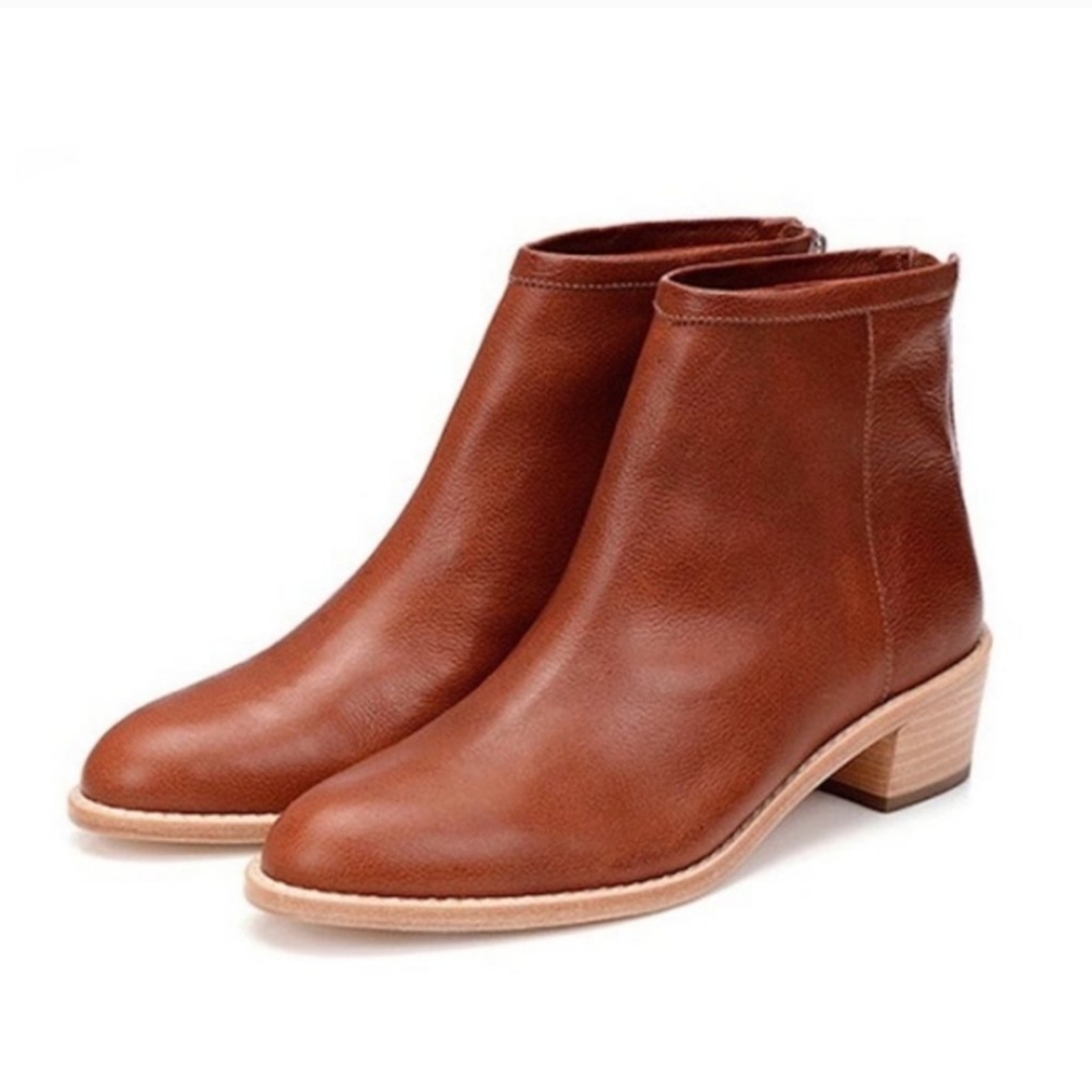 Loeffler Randall Felix Booties - Cognac -6